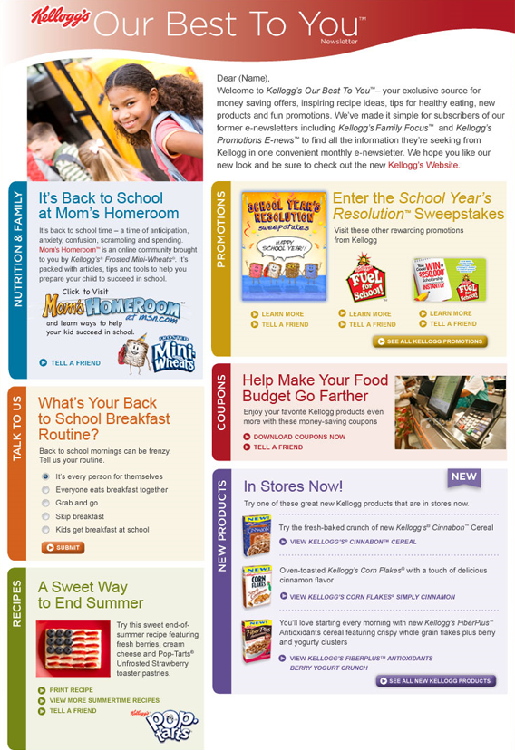 Kellogg's&reg; Cereal Coupons $5 instantly