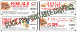 Quiznos Printable Coupons