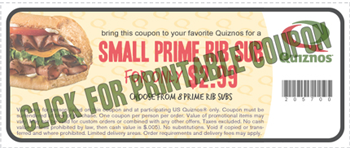 Quiznos $2.99 Printable Coupon