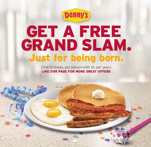 Free Denny’s Coupons