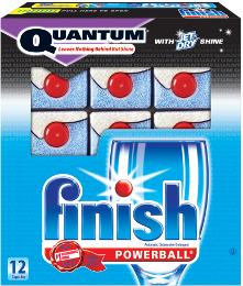 Free Finish Quantum Dishwashing Detergent